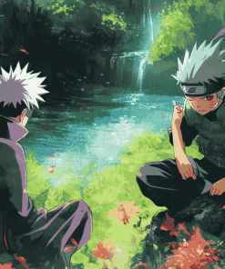 Kakashi and Gojo Anime Diamond Painting