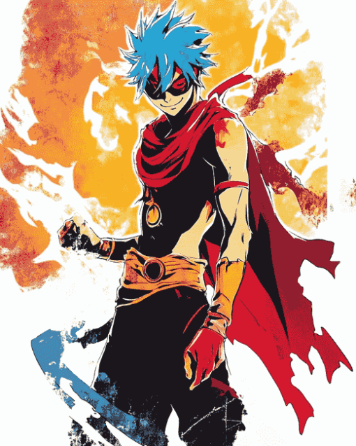 Kamina Anime Character Diamond Painting