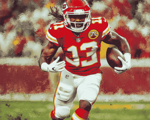 Kansas City Chiefs Football Star Diamond Painting