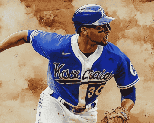 Kansas City Royals Baseballers Diamond Painting