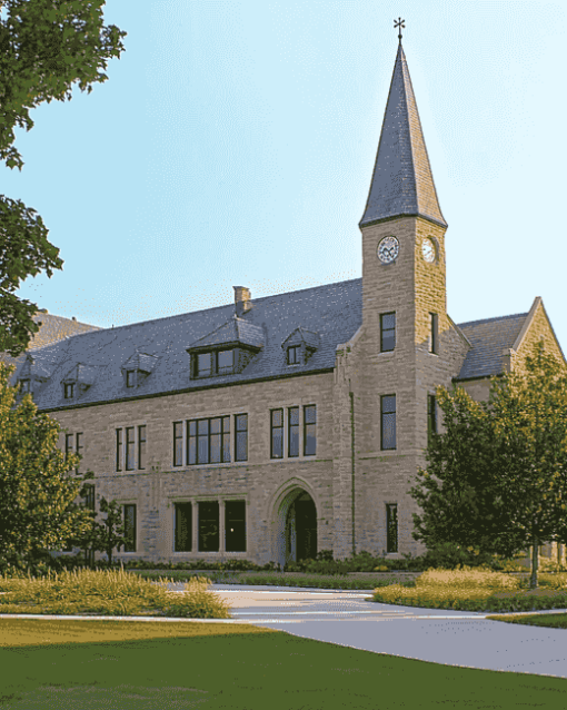 Kansas State University Buildings Diamond Painting