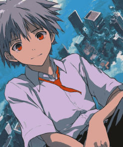 Kaworu Nagisa Anime Diamond Painting