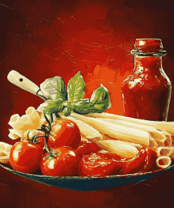 Ketchup Tomato Diamond Painting