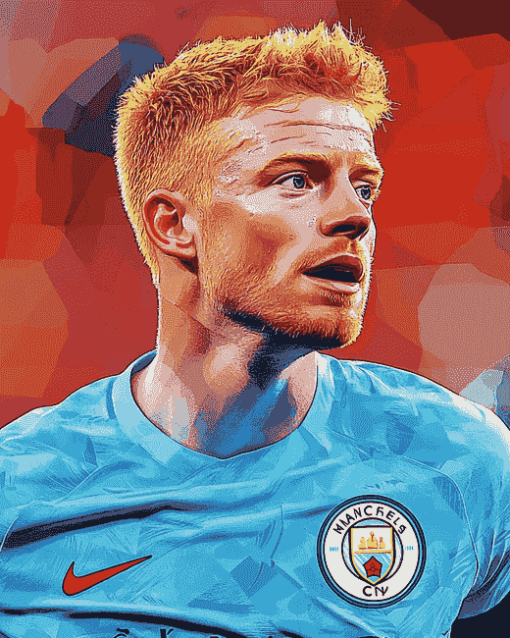 Kevin De Bruyne Manchester City Diamond Painting