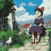 Kiki Delivery Service Anime Diamond Painting