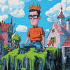 King Of The Hill Animation Diamond Painting