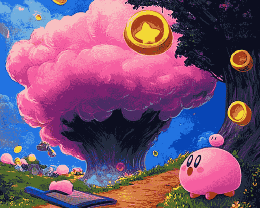 Kirby Animation Diamond Painting