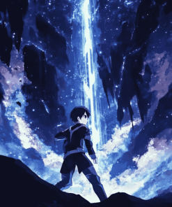 Kirito Gaming Legend Diamond Painting