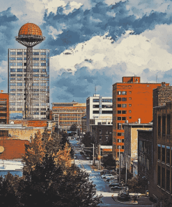 Knoxville Cityscape Diamond Painting