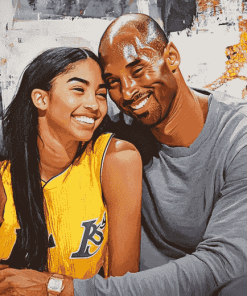 Kobe and Gianna Basketball Legend Diamond Painting