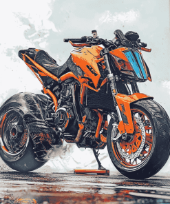 Ktm 790 Motorbikes Diamond Painting