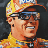 Kyle Busch Racing Icon Diamond Painting