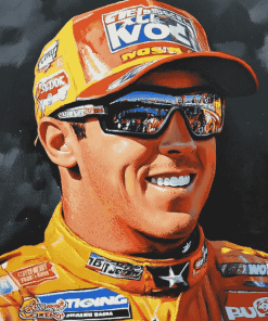 Kyle Busch Racing Icon Diamond Painting