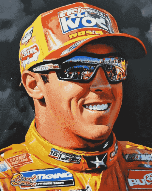 Kyle Busch Racing Icon Diamond Painting