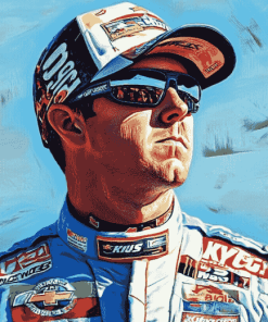 Kyle Busch Racing Legend Diamond Painting