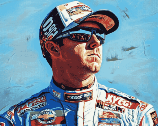 Kyle Busch Racing Legend Diamond Painting