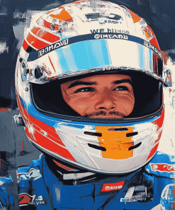 Kyle Larson Racing Diamond Painting