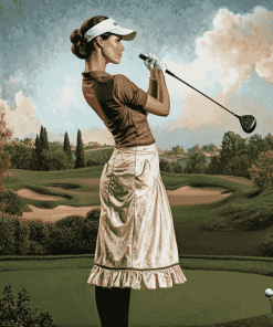 Lady Golf Sport Diamond Painting