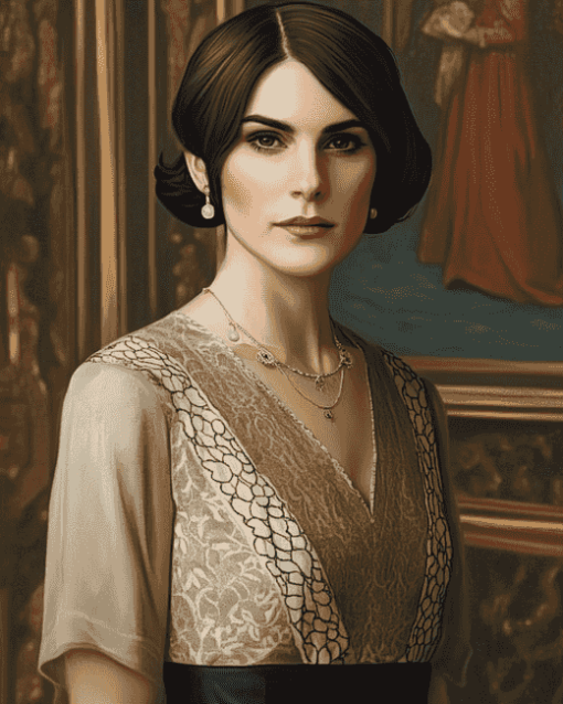 Lady Mary Movie Portrait Diamond Painting