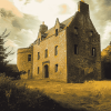 Lallybroch Castle Building Diamond Painting