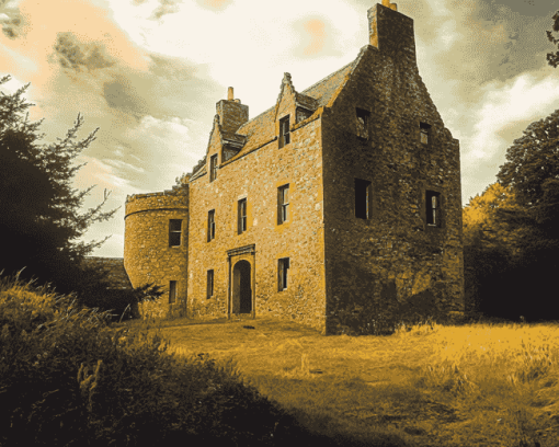 Lallybroch Castle Building Diamond Painting