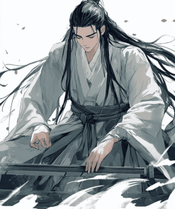 Lan Wangji Anime Diamond Painting