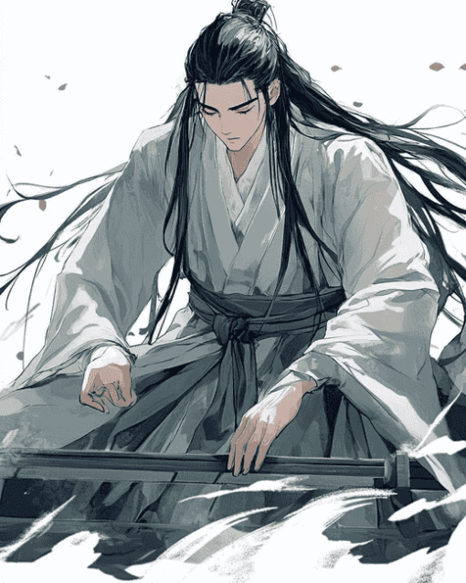 Lan Wangji Anime Diamond Painting