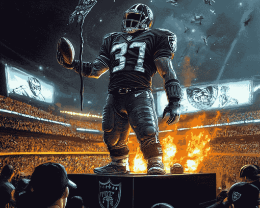 Las Vegas Raiders Animation Diamond Painting