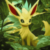 Leafeon Pokemon Art Diamond Painting