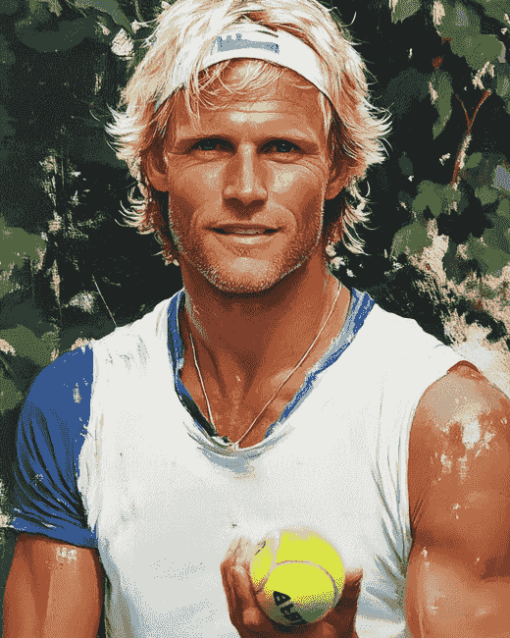 Legendary Bjorn Borg Diamond Painting