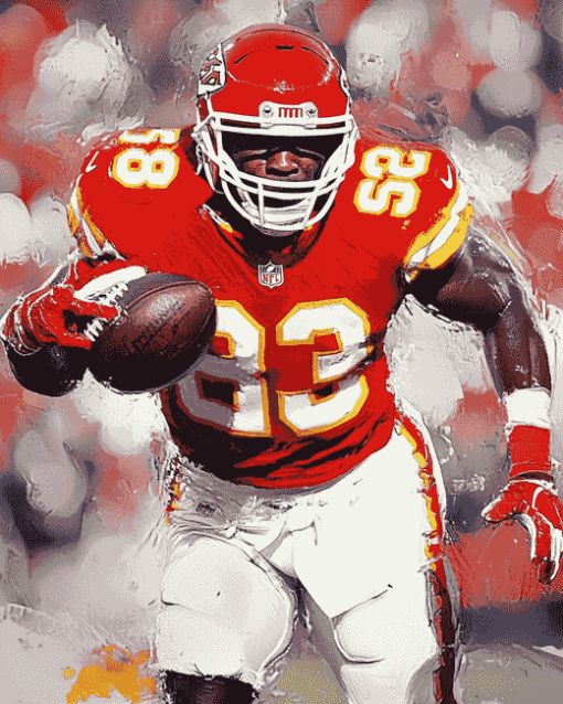 Legendary Derrick Thomas Football Diamond Painting