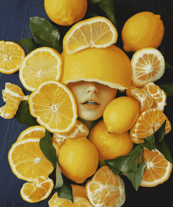 Lemon and Orange Diamond Painting