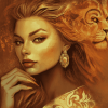 Leo Zodiac Woman Diamond Painting