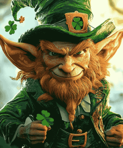 Leprechaun Cartoon Adventure Diamond Painting