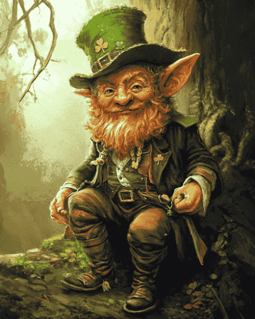 Leprechaun Fantasy Diamond Painting