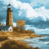 Lighthouse New Haven Scenic Diamond Painting