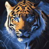 Lightning Tiger Animation Diamond Painting