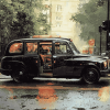 London Taxi Adventure Diamond Painting