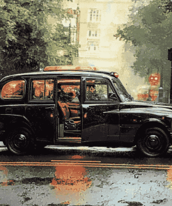 London Taxi Adventure Diamond Painting