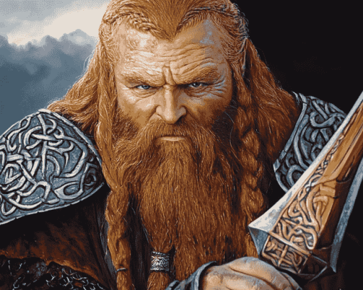 Lord of the Rings Gimli Diamond Painting