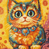 Louis Wain Kitty Animation Diamond Painting