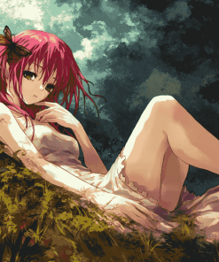 Lucy Elfen Lied Anime Diamond Painting