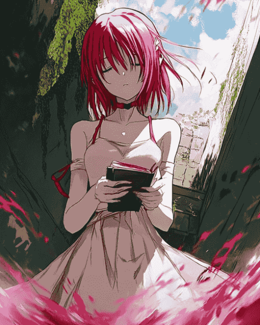 Lucy Elfen Lied Anime Diamond Painting