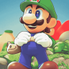 Luigi Adventure Video Game Diamond Painting