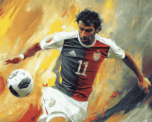 Luis Figo Legendary Footballer Diamond Painting