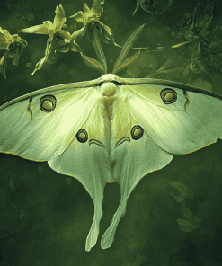 Luna Moth Insect Diamond Painting