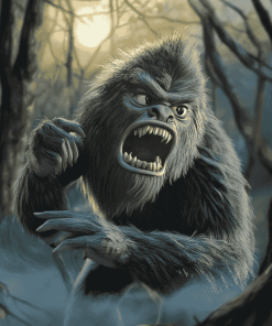 Mad Sasquatch Beast Diamond Painting