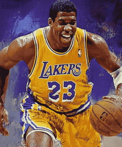 Magic Johnson Basketball Legend Diamond Painting