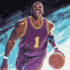 Magic Johnson Basketball Legend Diamond Painting