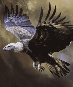 Majestic Flying Vulture Diamond Painting